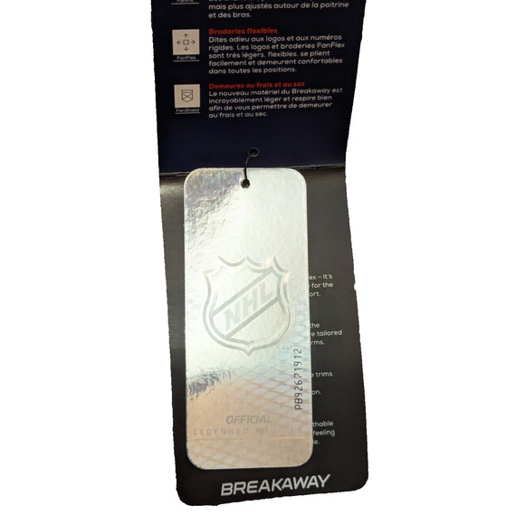 Anaheim Ducks NHL Hockey Fanatics Breakaway Home Jersey Black XL NWT $135 - Picture 8 of 9